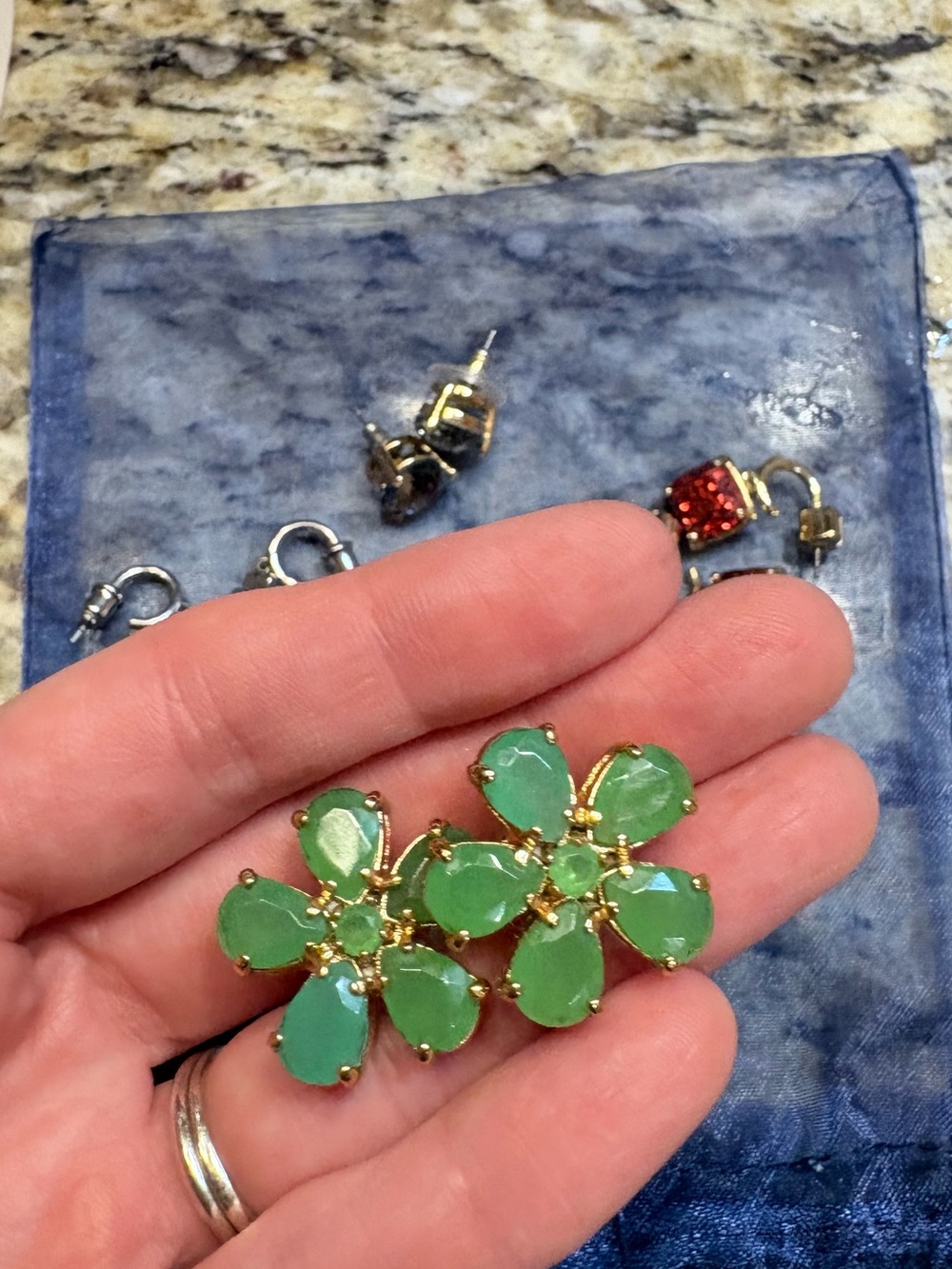 4 pair earrings